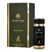 Maison Alhambra Sceptre Amazonite Eau de Parfum 100ml 3.4 fl oz bottle with gold cap - unisex spicy oud perfume