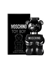 Moschino Toy Boy Eau de Parfum 100ml 3.4 oz black teddy bear shaped bottle with black box