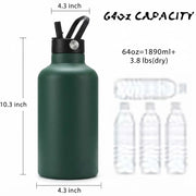 64oz Insulated Stainless Steel Water Jug