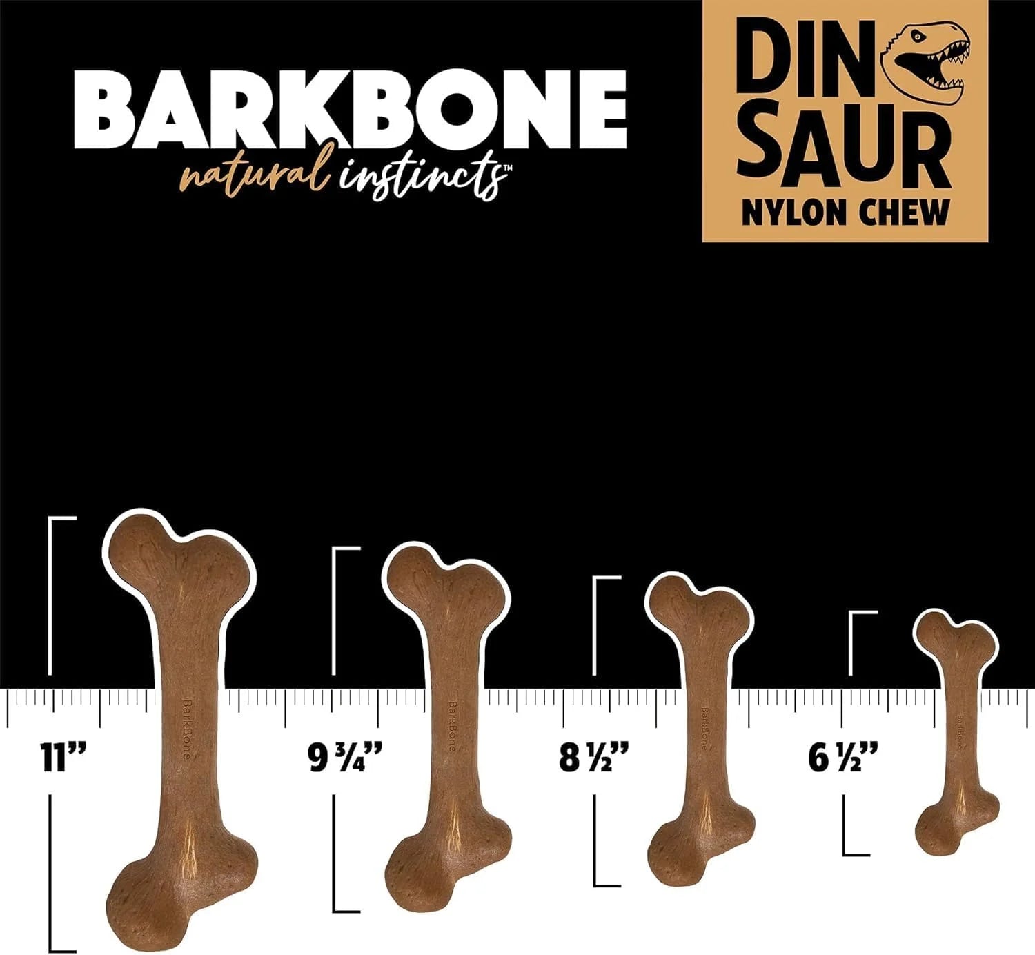Dinosaur Nylon Chew Bone for Dogs