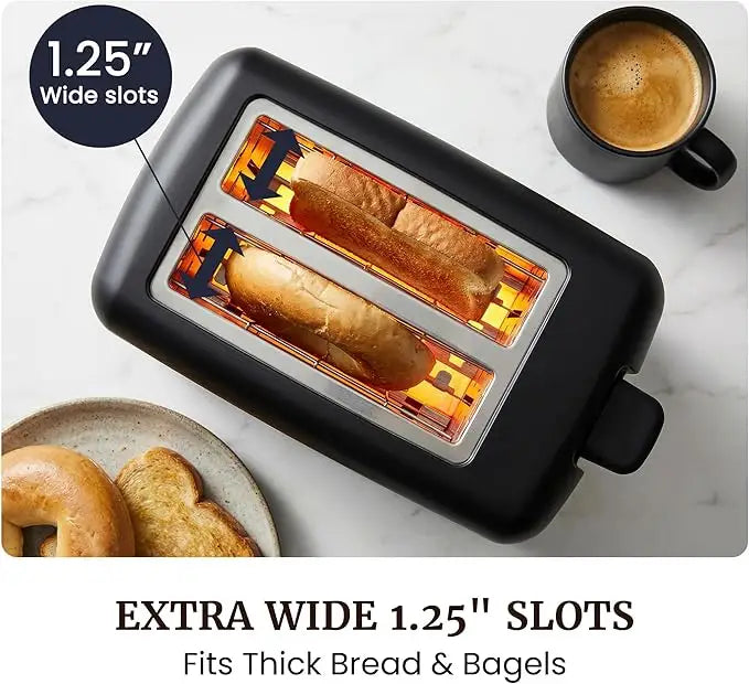 2-Slice Wide Slot Toaster