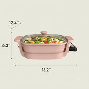 12-Inch Electric Ceramic Skillet Blossom