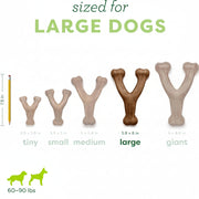 Bacon Flavor Wishbone Dog Chew Toy – Large