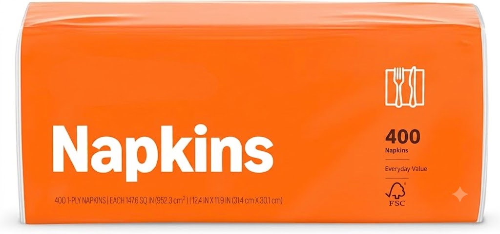 Everyday Paper Napkins 400 Count