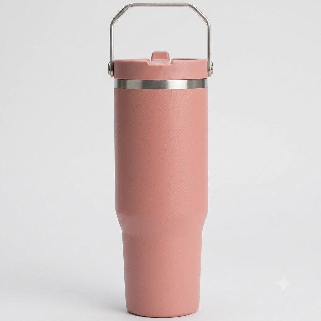 30oz Insulated Flip Straw Tumbler
