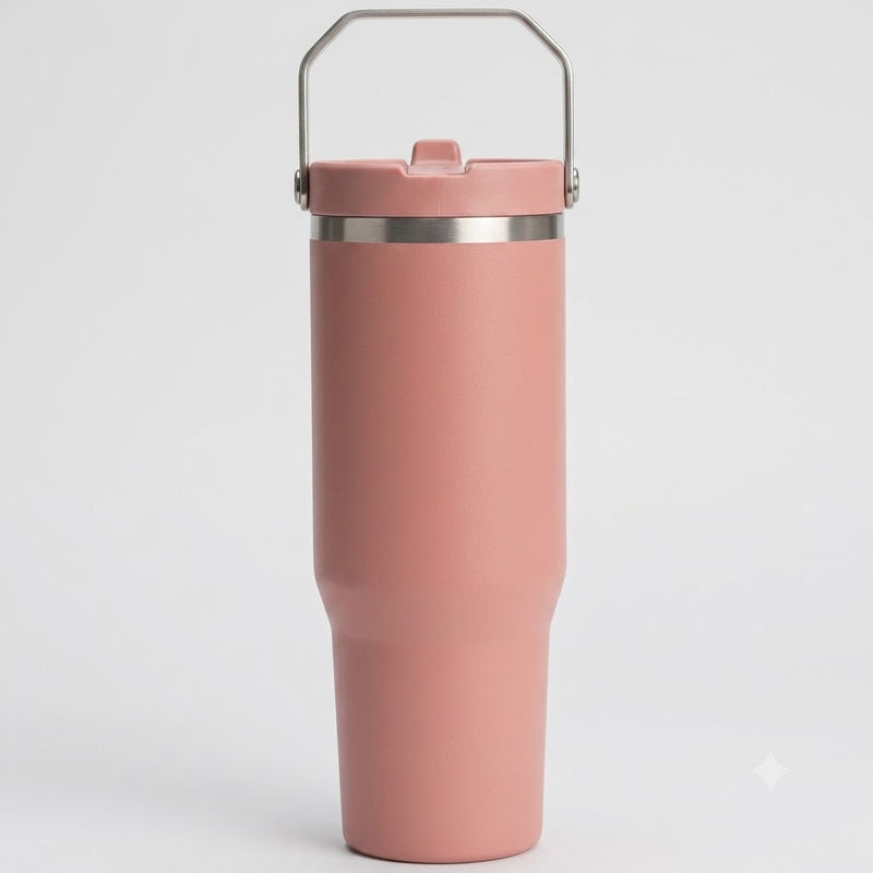 30oz Insulated Flip Straw Tumbler