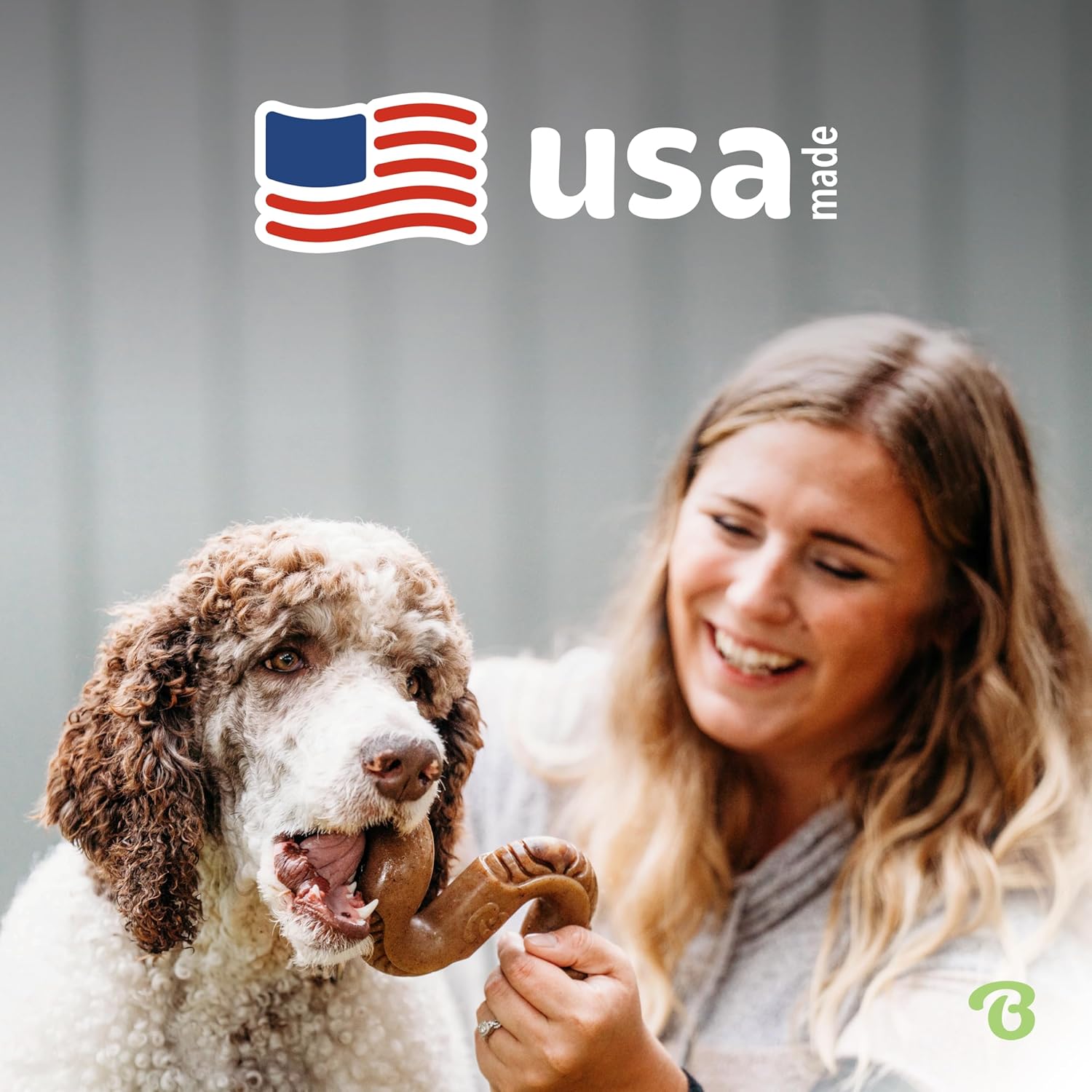 Beef Flavor Bone Dog Chew Toy – Medium