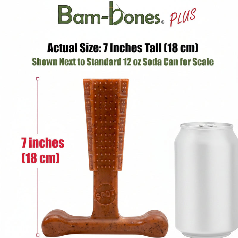 Beef Flavor T-Bone Dog Chew Toy – Large