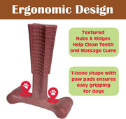 Beef Flavor T-Bone Dog Chew Toy – Large