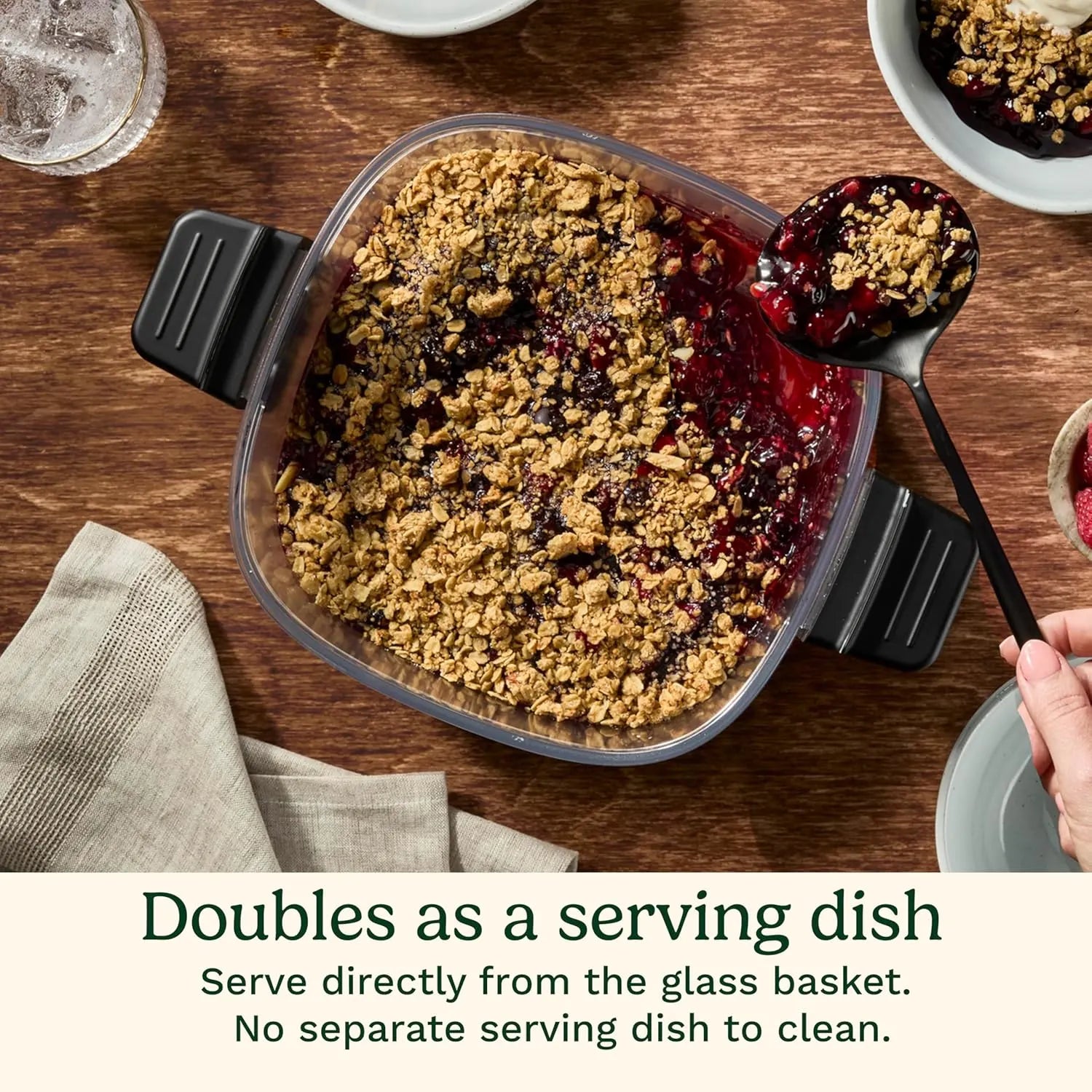 4QT Glass Basket Air Fryer