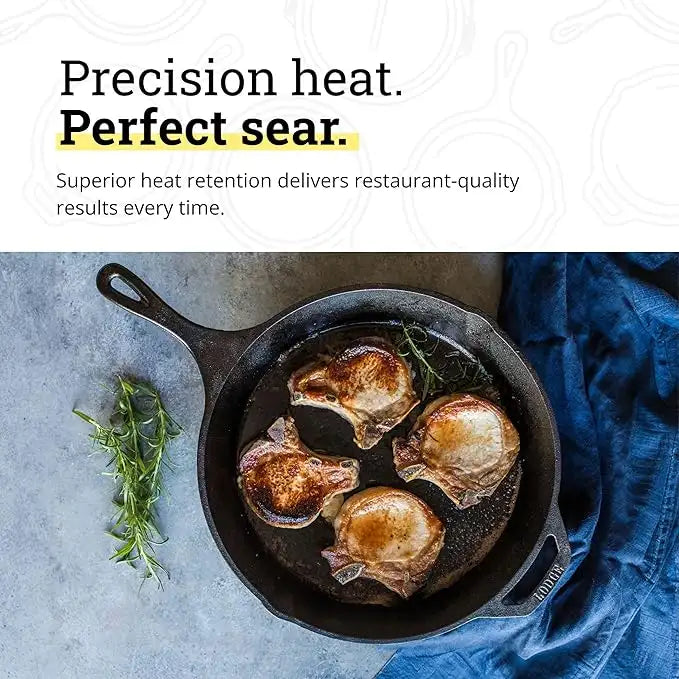 13.25-Inch Cast Iron Skillet