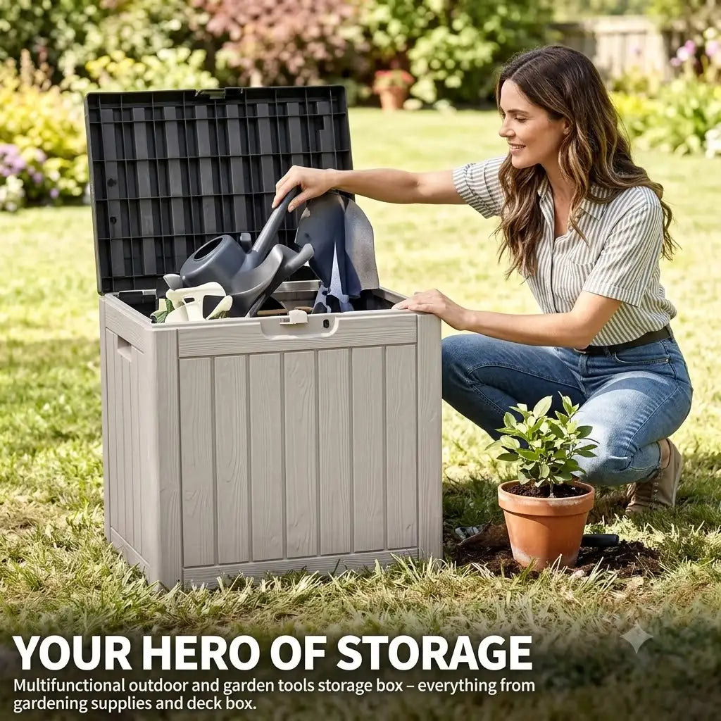 31 Gallon Outdoor Storage Deck Box