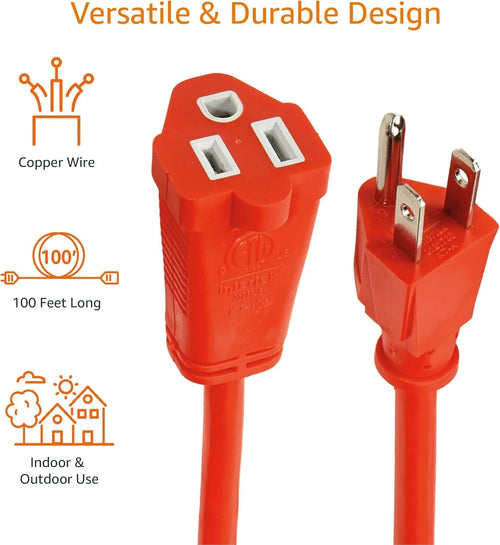 100 FT Outdoor Extension Cord