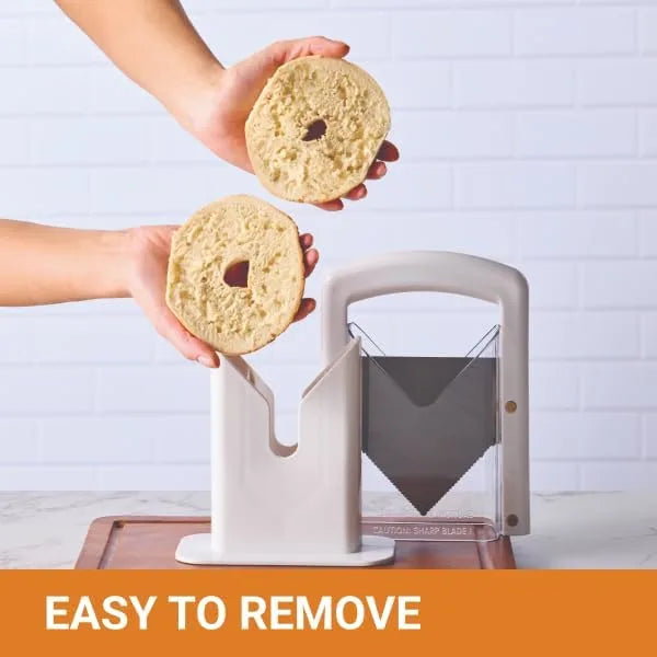 Safe Bagel Slicer Cutter