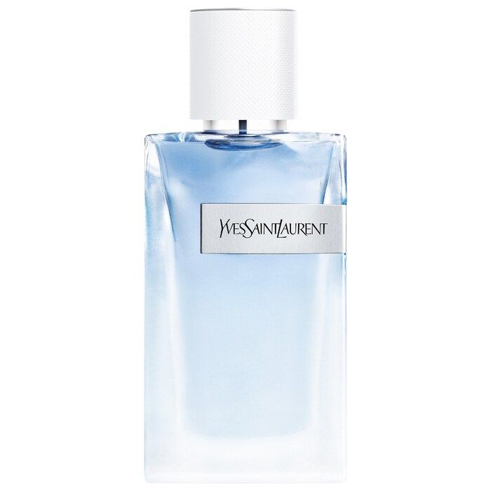 Yves Saint Laurent Y Eau Fraiche Eau de Toilette 100ml 3.4 fl oz frosted blue bottle - fresh lemon fragrance for men