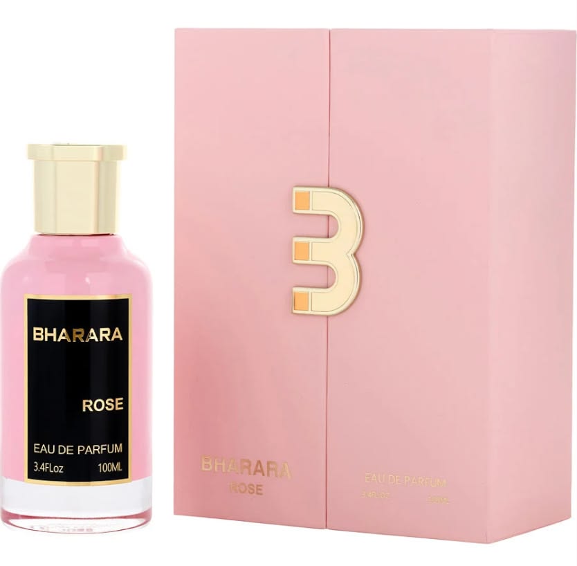 Bharara Rose Eau de Parfum 100ml 3.4 fl oz bottle - floral rose perfume for women