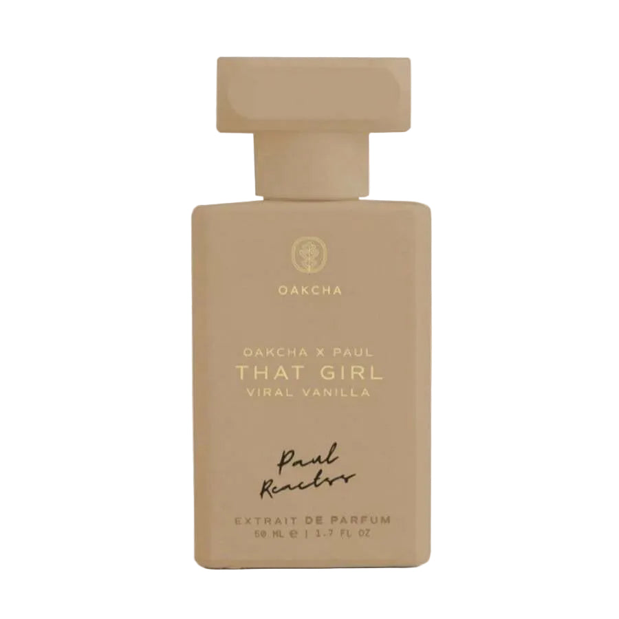 Oakcha That Girl Viral Vanilla Extrait de Parfum 50ml 1.7 fl oz bottle - sweet vanilla caramel gourmand perfume