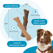 Calming Wood Dog Chew Toy