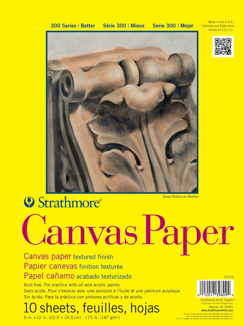 Canvas Paper Pad 9x12