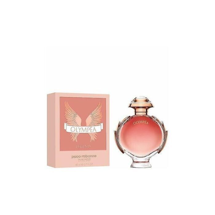 Paco Rabanne Olympea Eau de Parfum 80ml 2.7 fl oz gold laurel crown bottle - salted vanilla perfume for women