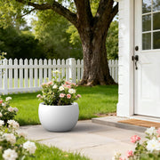 Charcoal Concrete Planter