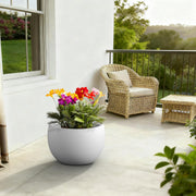 Charcoal Concrete Planter