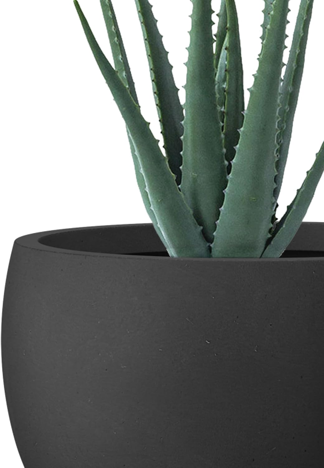 Charcoal Round Planter