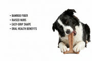 Chicken Flavor T-Bone Dog Chew Toy – Medium