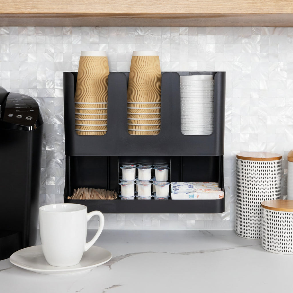 Coffee Bar Condiment Organizer Station