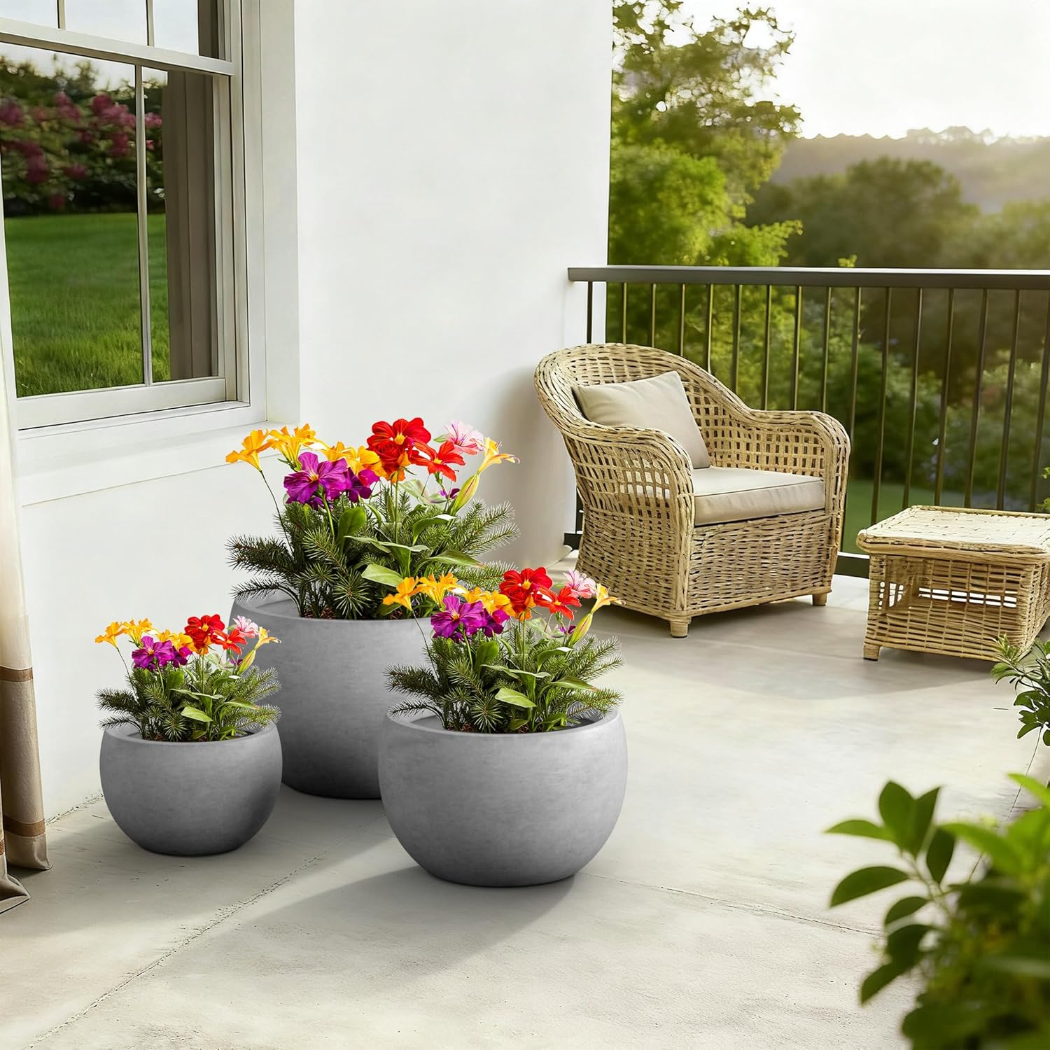 Concrete Rectangle Planter
