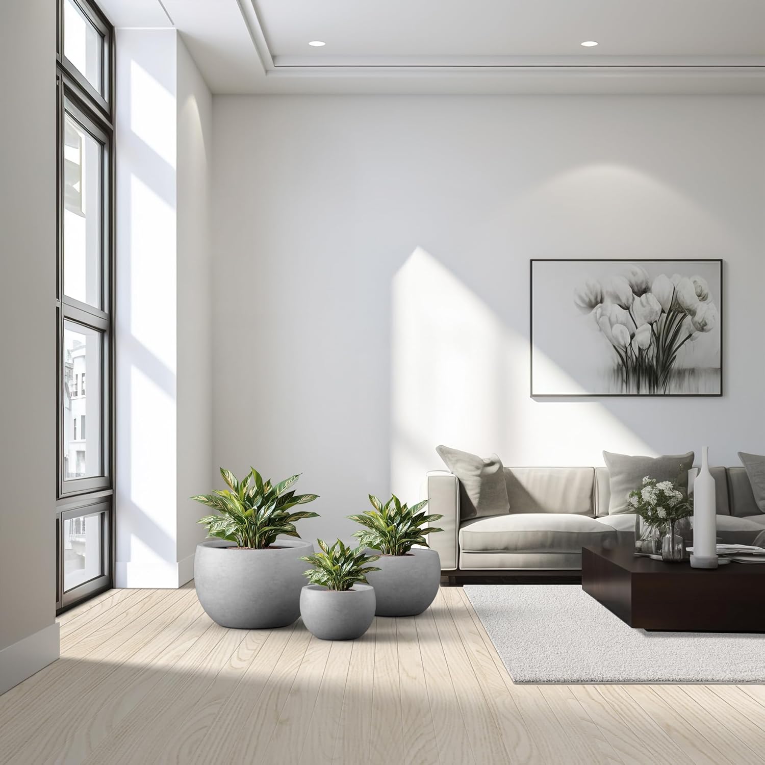 Concrete Rectangle Planter