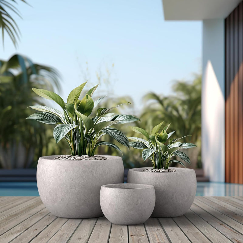 Concrete Round Planter