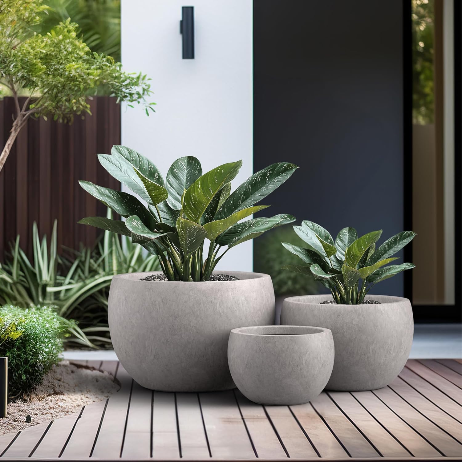 Concrete Round Planter