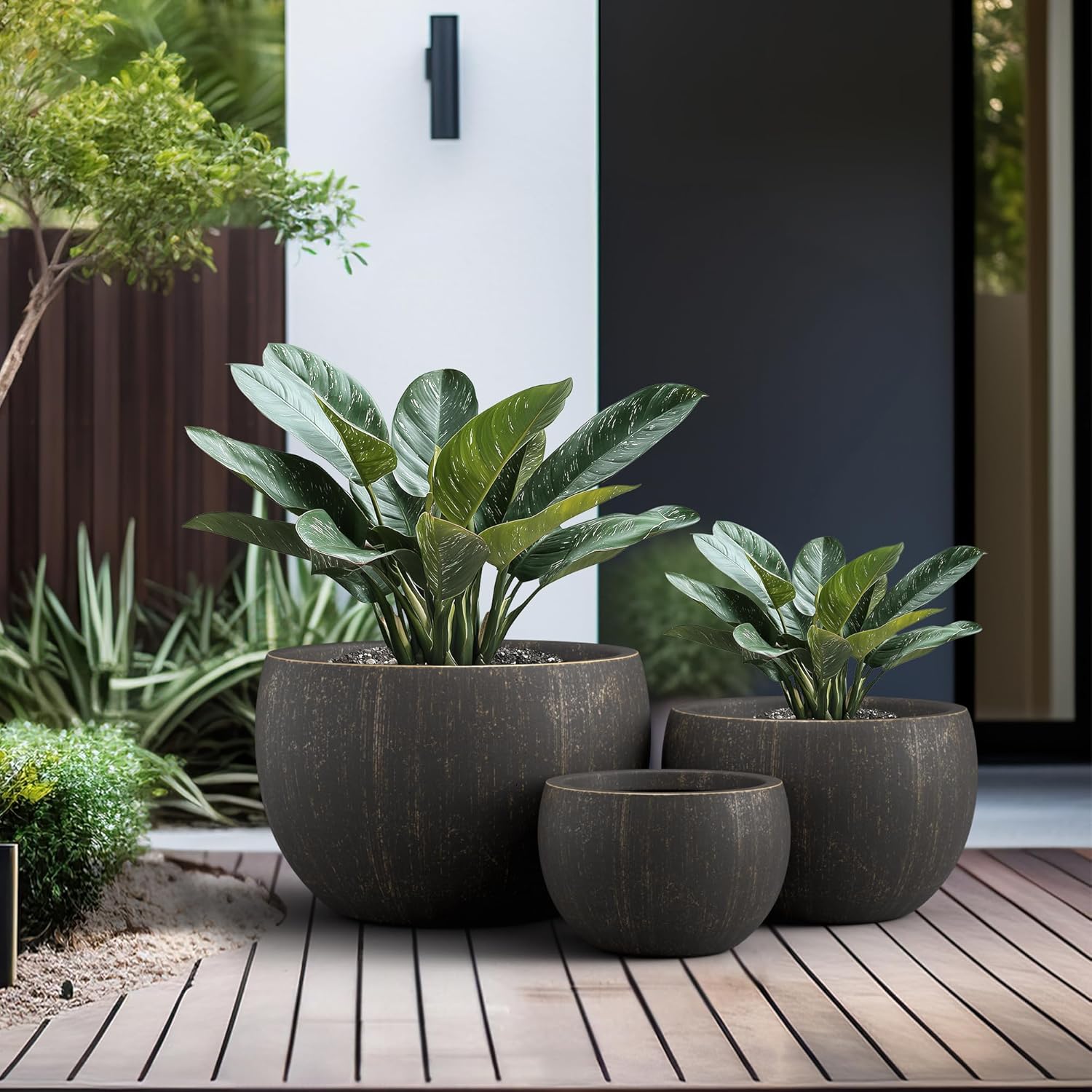 Concrete Urn Planter