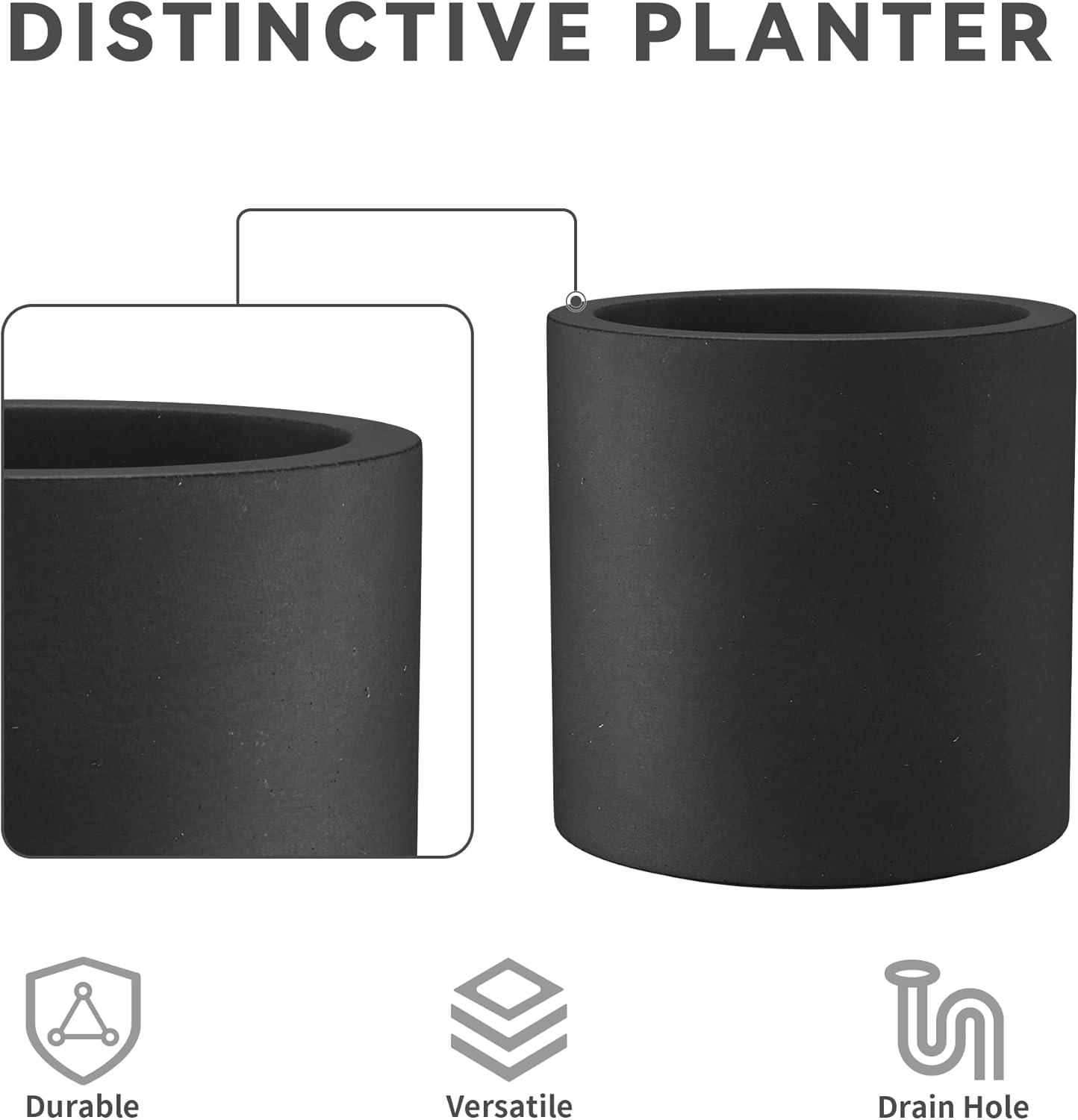 Contemporary Concrete Planter