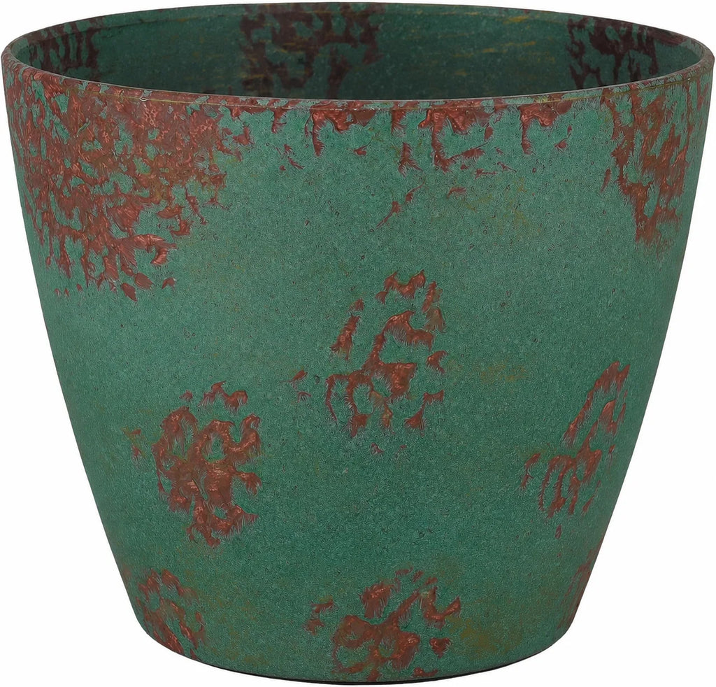 Rustic Resin Flower Planter