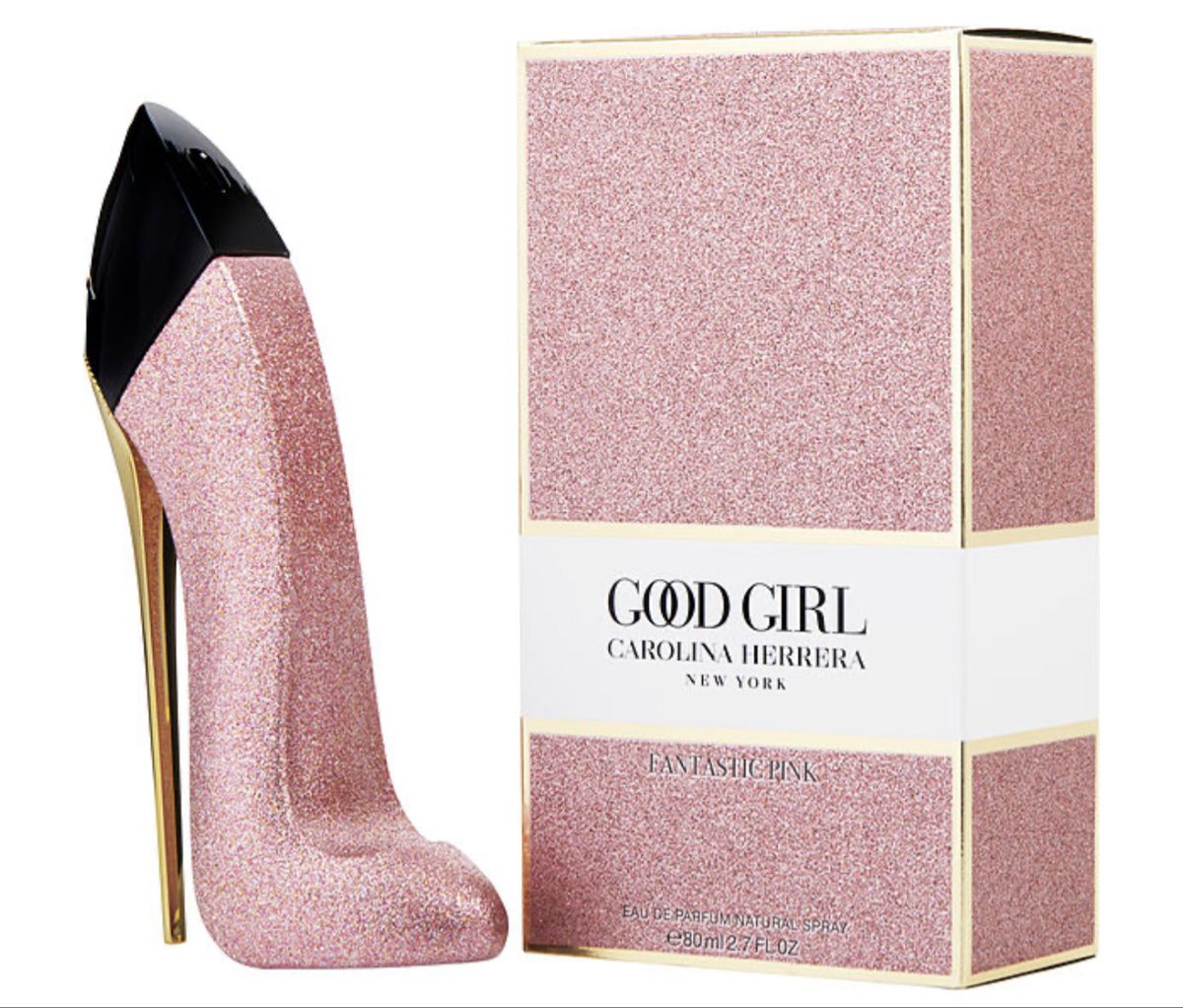 Carolina Herrera Good Girl Fantastic Pink Eau de Parfum 80ml 2.7 fl oz pink and black stiletto bottle - collector edition perfume for women