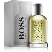 Hugo Boss Boss Bottled Eau de Toilette 100ml 3.3 oz amber glass bottle with silver cap and grey box