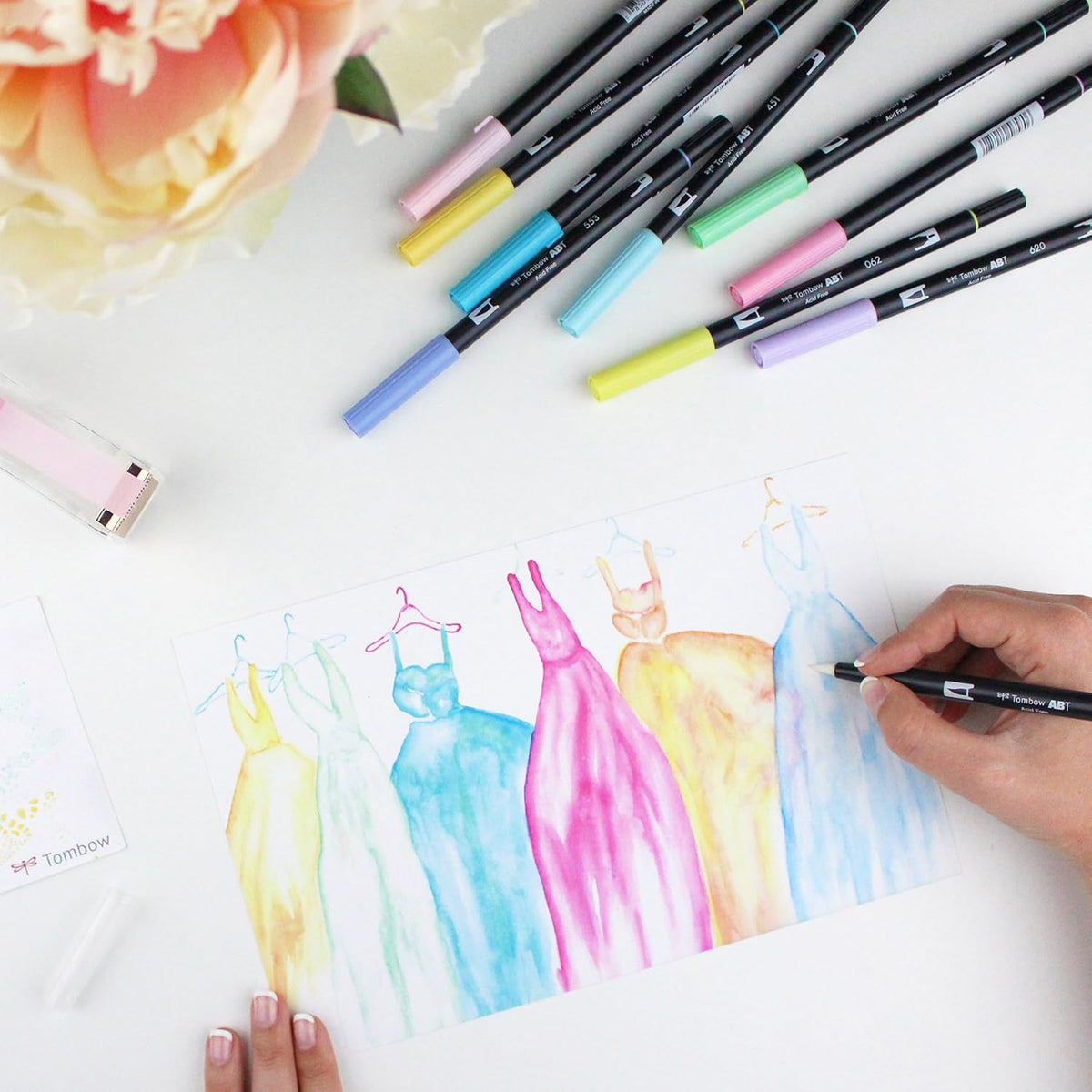 Dual Brush Marker Set