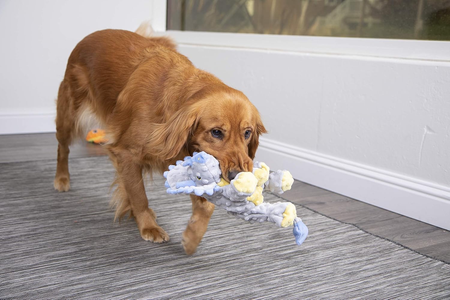 Durable Dinosaur Plush Dog Toy