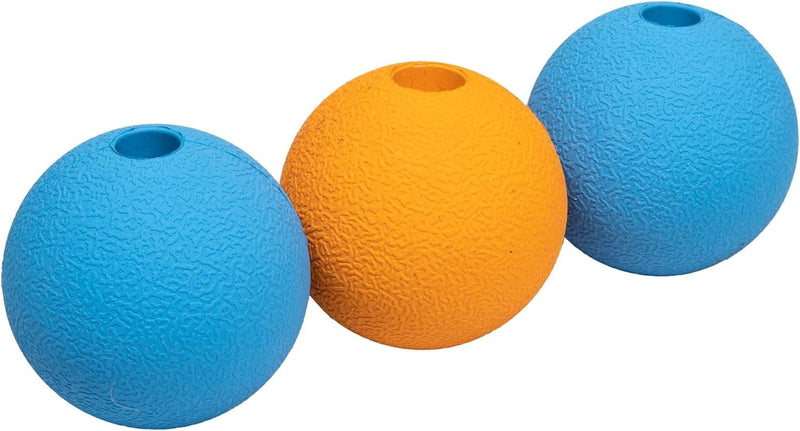 Durable Rubber Dog Toy Balls – 2.5 Inch, 3 Pack