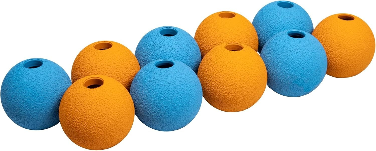 Durable Rubber Dog Toy Balls – 2.5 Inch, 3 Pack