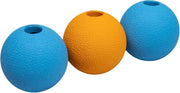 Durable Rubber Dog Toy Balls – 2.5 Inch, 3 Pack