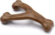 Durable Wishbone Dog Chew Toy – Bacon Flavor for Aggressive Chewers (Small)