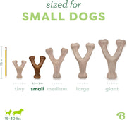 Durable Wishbone Dog Chew Toy – Bacon Flavor for Aggressive Chewers (Small)