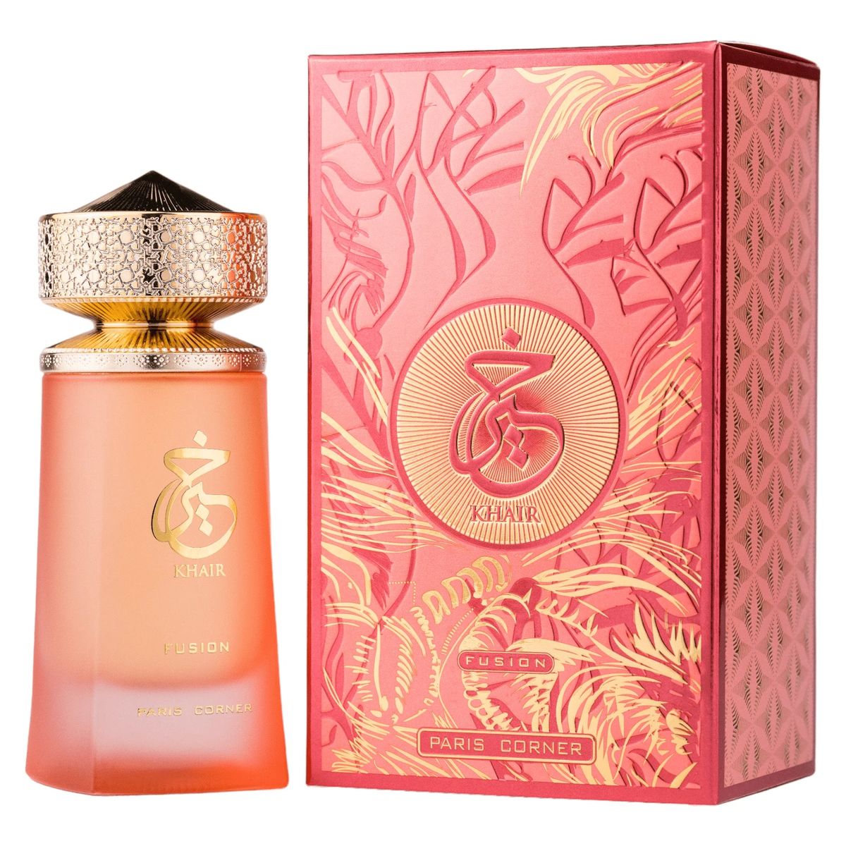 Paris Corner Khair Fusion Eau de Parfum 100ml 3.4 fl oz bottle - unisex lychee fruity floral perfume