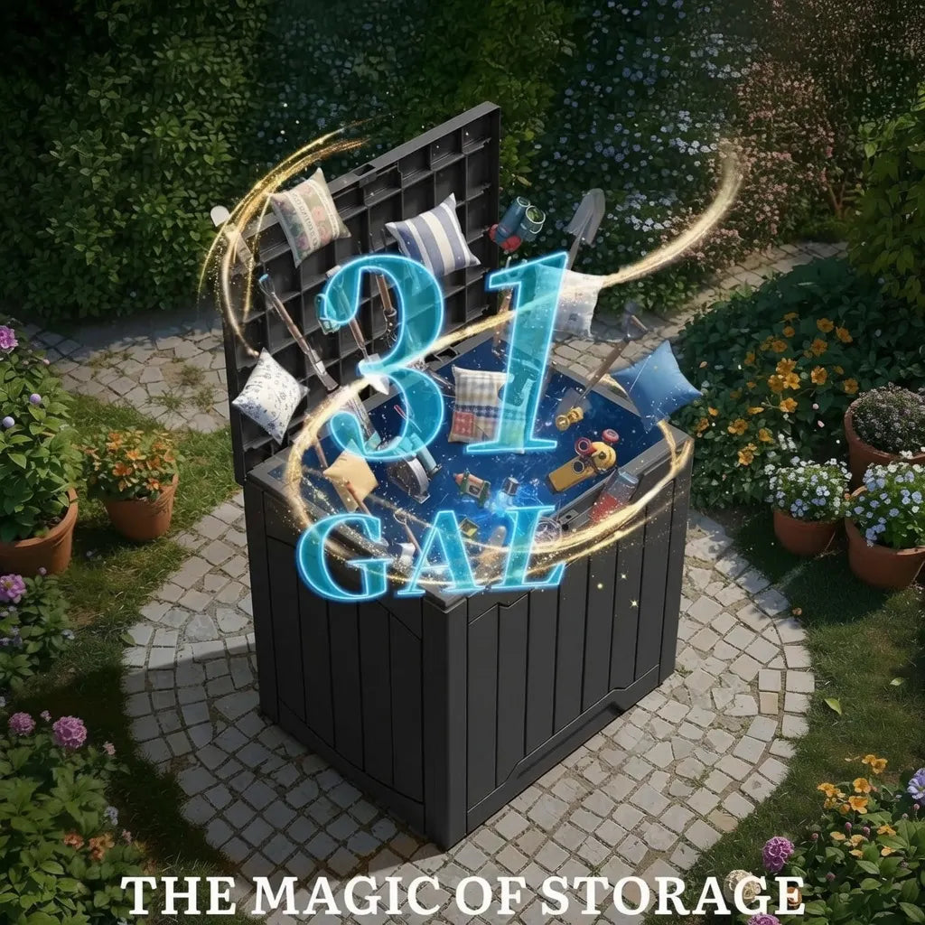 31 Gallon Outdoor Storage Deck Box