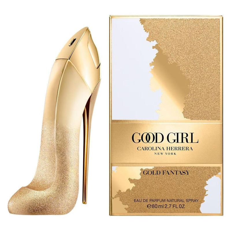 Carolina Herrera Good Girl Gold Fantasy Eau de Parfum 80ml 2.7 fl oz gold stiletto bottle with glitter - collector edition perfume for women