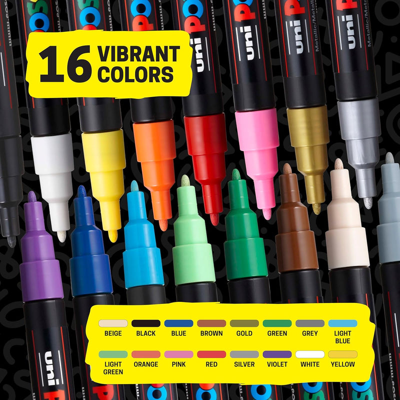 Fine Acrylic Paint Marker Set