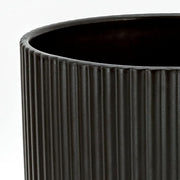Fluted Ceramic Planter